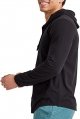 Mens Lightweight Jersey Hoodie, Cotton Hooded Sweatshirt With Collar