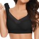 Women's Large Strapless Lace Tank Top Underwear Thin Side Fold Side Breast Gather Adjustable Bra Tan Sports Bra