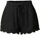 Shorts for Women Casual Elastic Waist Drawstring Yoga Shorts Comfy Stretch Lace Trim High Waist Spandex Shorts