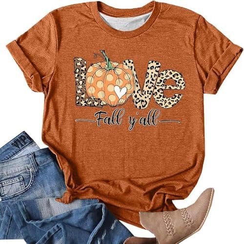 Halloween Women's Casual Graphic Round Neck Short Sleeve T Shirt Top Shirts and Tops