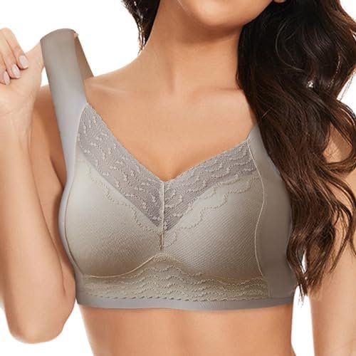 Women's Large Strapless Lace Tank Top Underwear Thin Side Fold Side Breast Gather Stretchy Sports Bras for Women