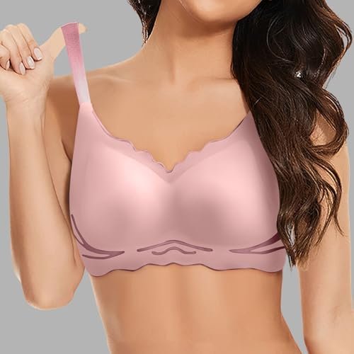 Women Comfy Seamless Bra with Retraction Sag Bra Plus Size Maternity Bra Women's Athletic