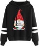 Women's Christmas Hooded Sweatshirt Casual Printed Drawstring Long Sleeve Clothing Fun Fashionable Sweatshirt