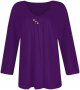 Cotton Tops for Women Loose Fit Loose Fit Dressy Fall 3/4 Sleeve Shirts Casual V Neck Dress Tunic Tops for Women