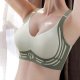 Women's Comfortable and Sexy Transparent Shoulder Strap Cordless Backless Spongeless with Bandeau Bra with