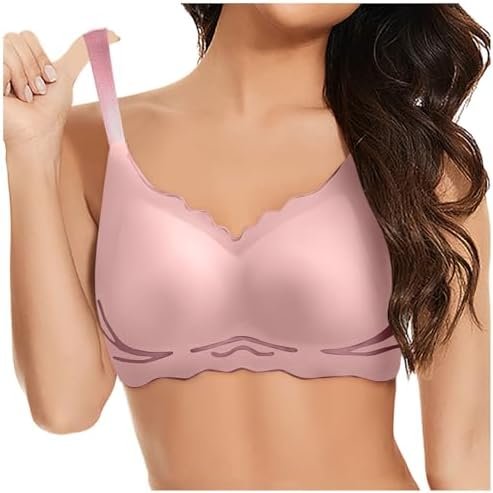 Women Comfy Seamless Bra with Retraction Sag Bra Plus Size Maternity Bra Women's Athletic